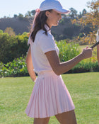 Fair Liar loose fit polo T Shirt (Pink)