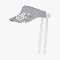 Bouclé Logo Ribbon Visor (Grey)