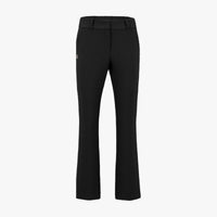 Pearl-Accented Semi-Bootcut Pants (Black)