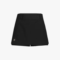 Layered Wrap Skirt (Black)