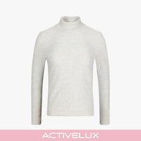 Basic Brushed Turtleneck T-Shirt (Grey)