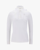 Organza Ribbon Long Sleeve Cooling T Shirt (White)