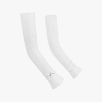 Pleated Ribbon Armsleeve (White)