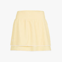 Seersucker Smoke Band Skirt (Yellow)