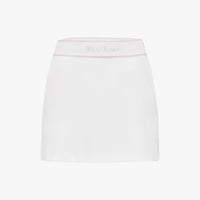 Back Logo Banding H-Skirt (White)