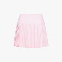 Flared Pleated Skirt (Pink)
