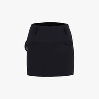 H line Ball Pouch Set Highwaisted Skirt (Black)