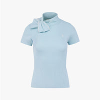 Big Ribbon Pearl Knit (Mint)