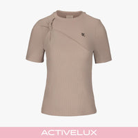 Twisted Round-neck T-Shirt (Cocoa)