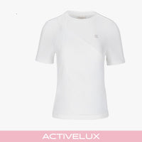 Twisted Round-neck T-Shirt (White)