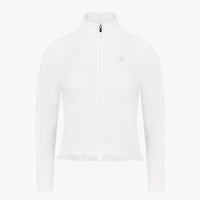Cool-touch Zipup T-Shirt (White)