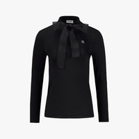 Organza Ribbon T-shirt (Black)