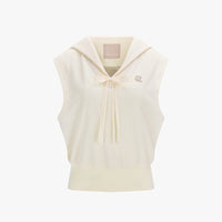 Waffle Sailor Vest (Cream)