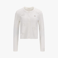 Shushu Ribbon Cardigan (White)
