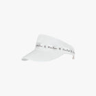 Logo Tape With Pearl Visor (White)
