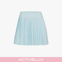 Pique Pleated Skirt (Mint)