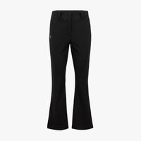 Back Logo Wide Boot-Cut (Black)