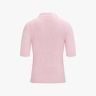 Ribbed Quarter Sleeve Knit (Coral)