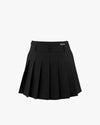 A-line pleated skirt - Black