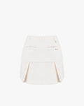 High waisted layer skirt - White