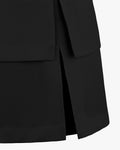 High waisted layer skirt - Black