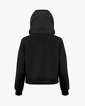 Loose Fit Hoodied pullover - Black