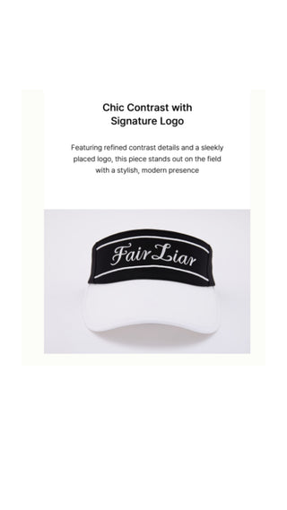 Logo Embroidered Visor (Black)