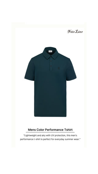Men's Color Performance T Shirt (Green)