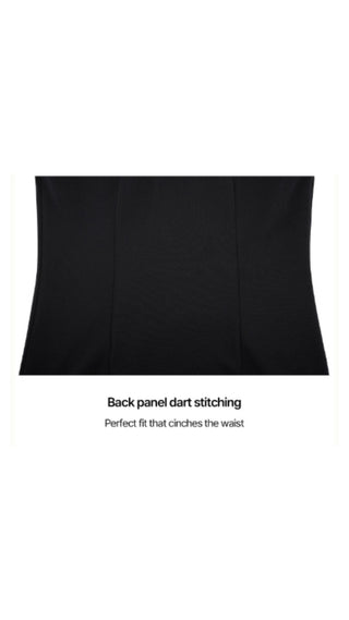 Lace Collar Puff Sleeve T-Shirt (Black)