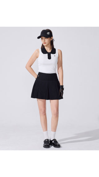 Lace Pearl Organza Visor (Black)