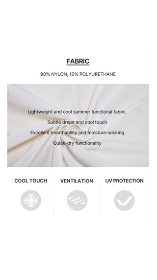 Ribbon High Neck Seven-Button T-Shirt (White)