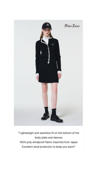 Frill Windproof Tshirt (Ivory)