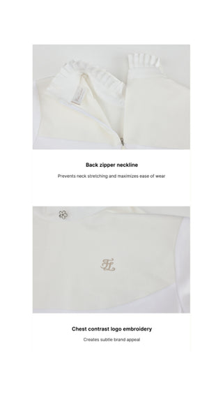 Frill Windproof Tshirt (Ivory)