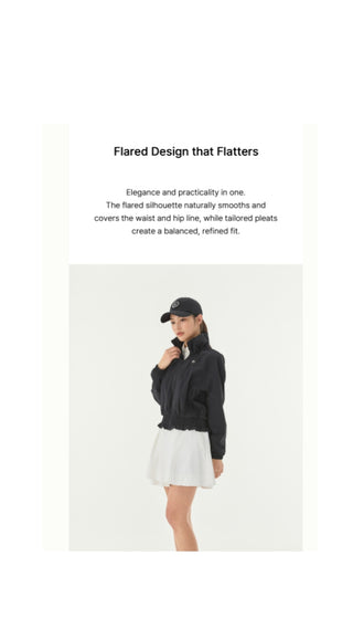 Double Layer Flared Skirt (Black)