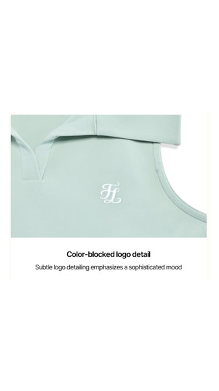 Lucé Halter Sleeveless T-Shirt (Mint)