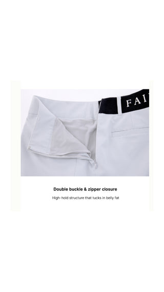 Back Band Hline Skirt (Grey)