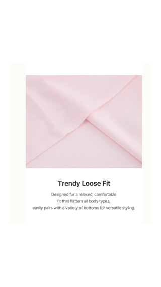 Fair Liar Loose Fit Polo Sleeveless T Shirt (Pink)