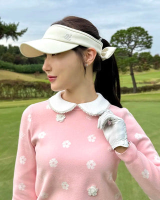 Flower Point Jacquard Knit (Pink)