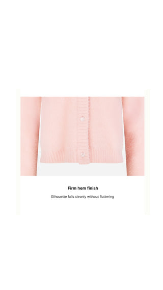 Stitch Windproof Cardigan (Pink)