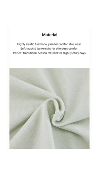 Double Color V Neck Cardigan (Green)