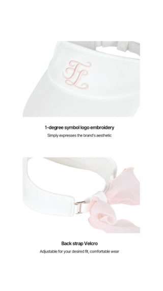 Color Organza Visor (Coral)