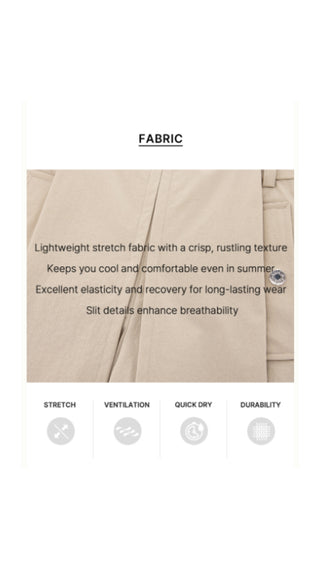 Hidden Culottes Short Pants (Beige)