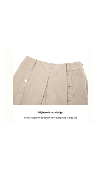 Hidden Culottes Short Pants (Beige)