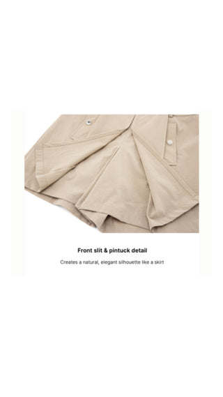 Hidden Culottes Short Pants (Beige)