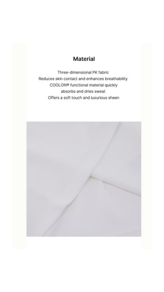 Lettering Scarf Short Sleeve T Shirt (White)