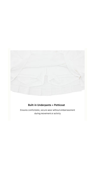 Asymmetrical Ribbon Pleated Skirt (White)