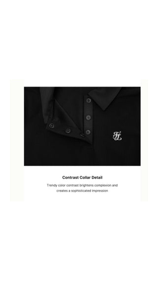 Patterned Ribbon Detachable T Shirt (Black)