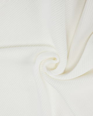 Double Frill Ribbon Knit (Ivory)