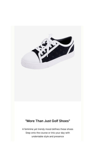Organza Shoe Lace Logo Sneakers (Black)