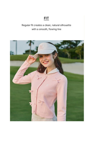 Shushu Ribbon Cardigan (White)